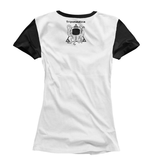 Женская футболка с изображением Bindiniimous цвета Белый