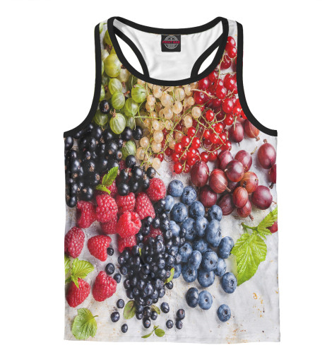 

Майки борцовки Print Bar, Белый, Ягоды