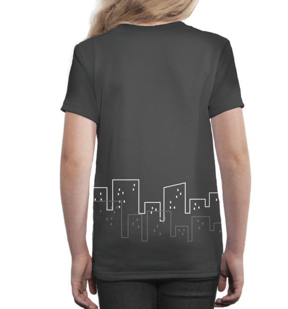 Футболка для девочек с изображением Учитель цвета Белый