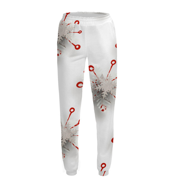 Женские спортивные штаны с изображением Шутники цвета Белый