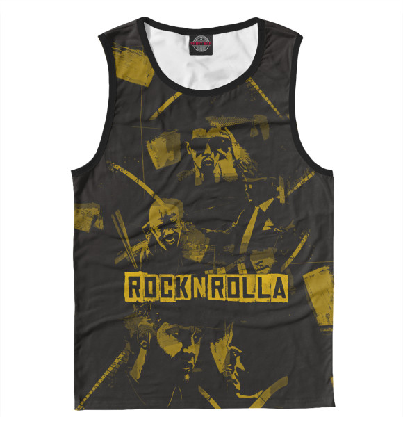 Майка для мальчика с изображением Rocknrolla цвета Белый