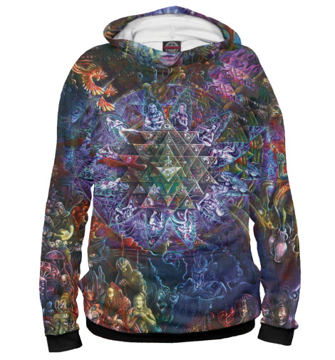 

Худи Print Bar, Белый, Пирамида