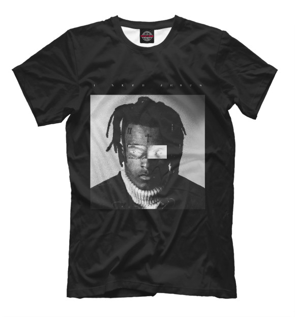 Футболка для мальчиков с изображением XXXTentacion цвета Черный