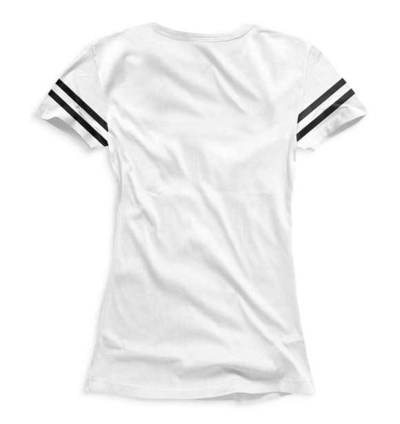Женская футболка с изображением Bad Girl цвета Белый
