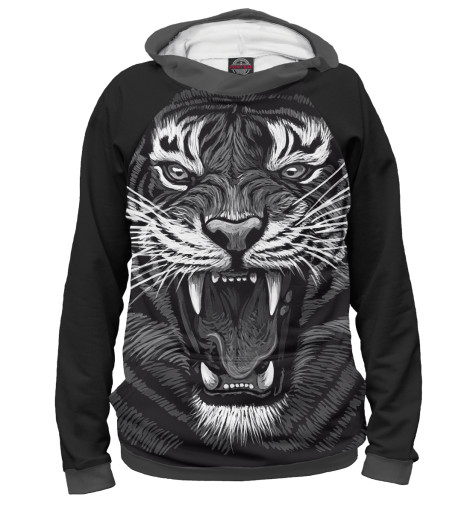 

Худи Print Bar, Белый, Tiger Rage