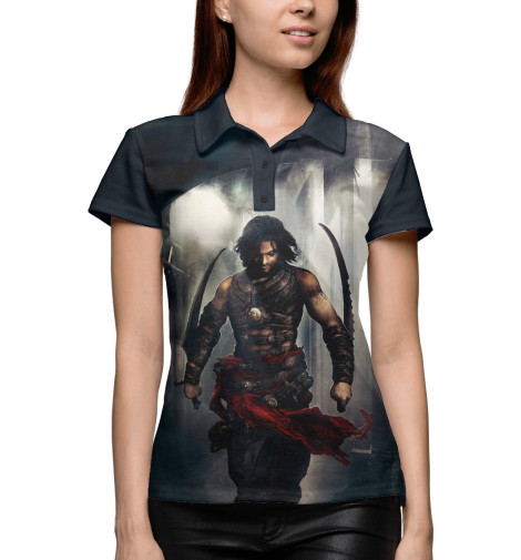 

Поло Print Bar, Белый, Prince of Persia: Warrior Within
