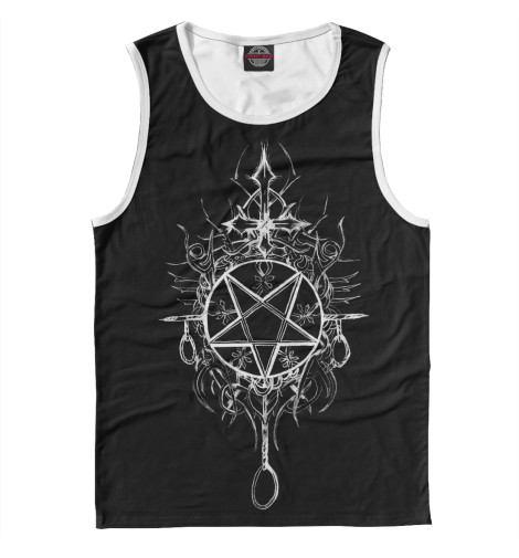 

Майки Print Bar, Белый, Black Metal