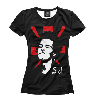 Женская футболка Sid Vicious
