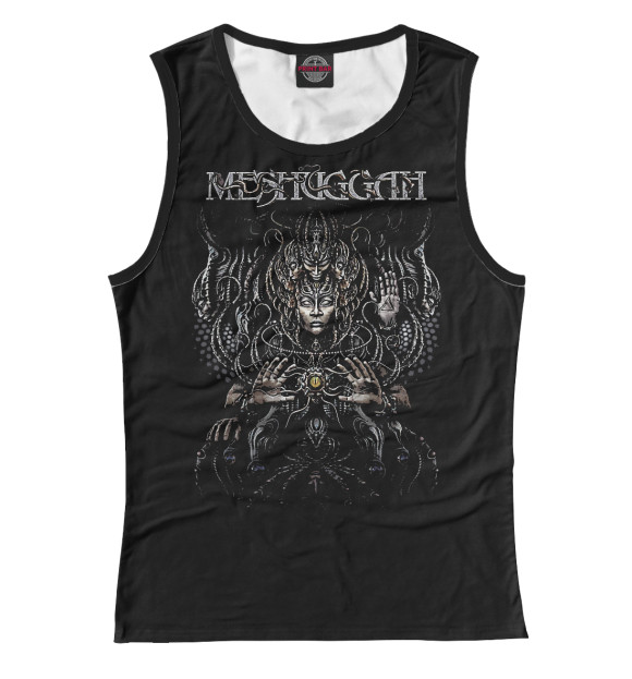 Майка для девочки с изображением Meshuggah цвета Белый
