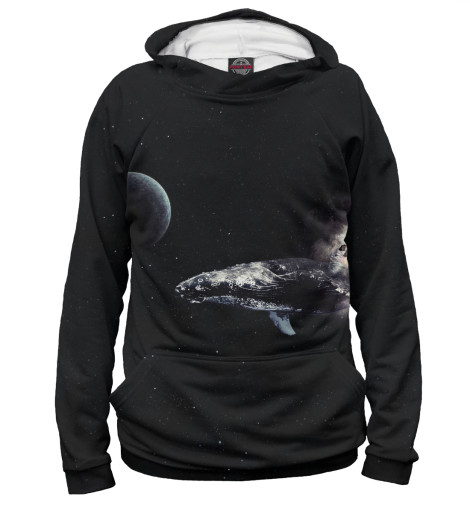 

Худи Print Bar, Белый, Кит