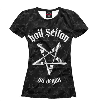 Женская футболка Hail Seitan