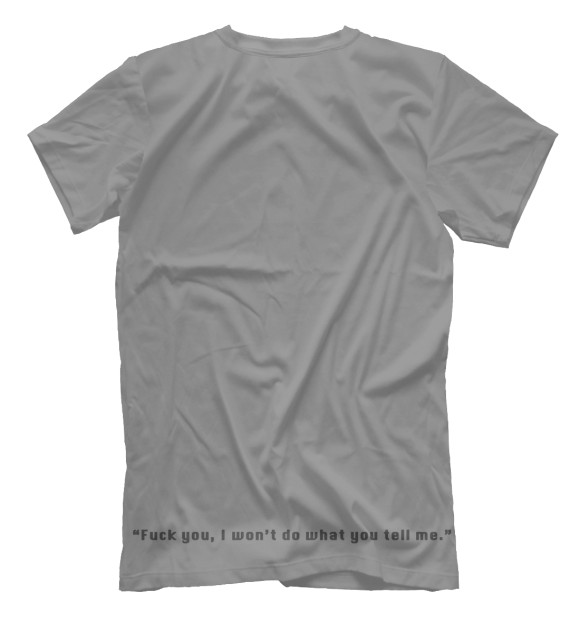 Мужская футболка с изображением Rage Against The Machine цвета Белый