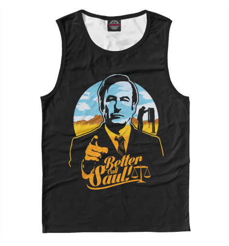 

Майки Print Bar, Белый, Better Call Saul