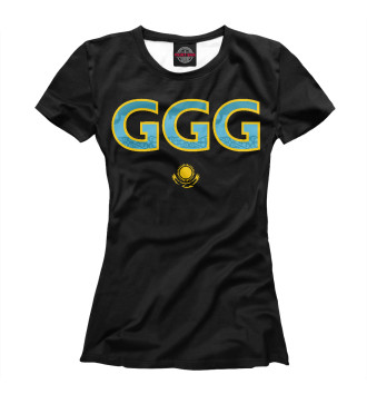 Женская Футболка GGG - Golovkin
