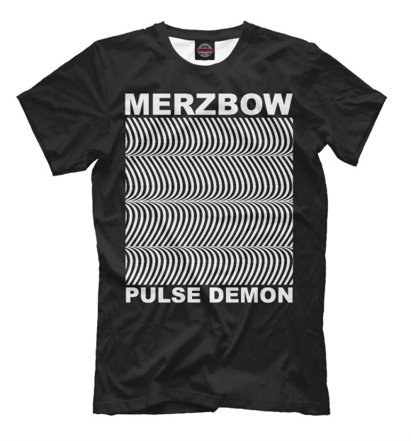 Мужская футболка с изображением Merzbow цвета Черный