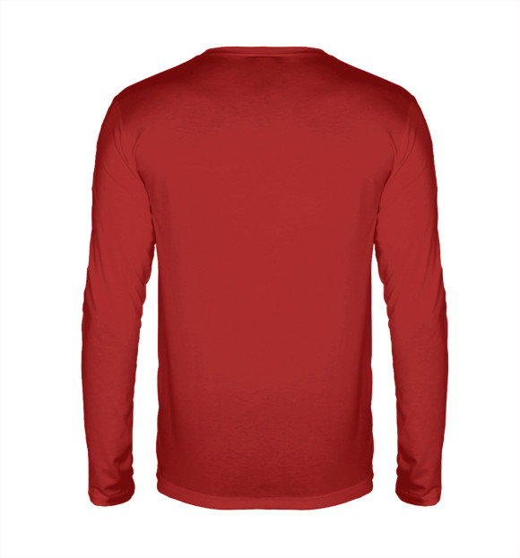 Мужской лонгслив с изображением Я без трусов цвета Белый