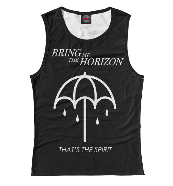 Майка для девочки с изображением Bring Me the Horizon цвета Белый