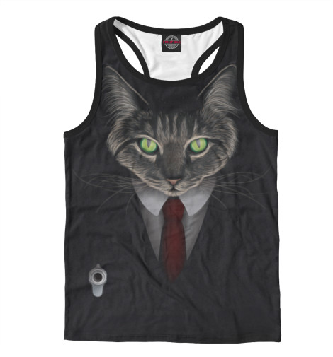 

Майки борцовки Print Bar, Белый, Cat Hitman