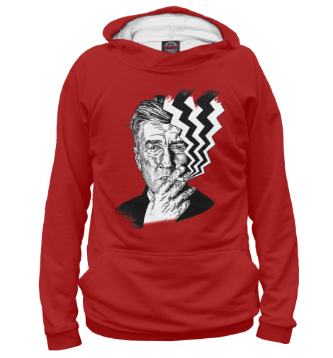 

Худи Print Bar, Белый, Дэвид Линч