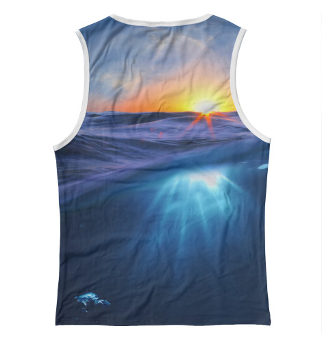 

Майки Print Bar, Белый, Волна