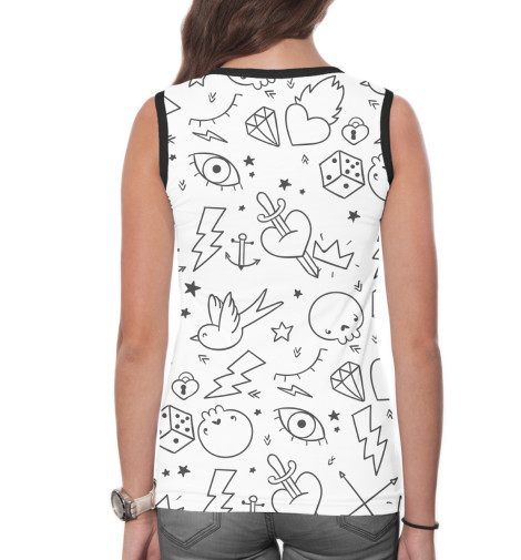 

Майки Print Bar, Белый, Bones