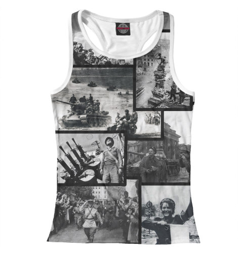 Майки борцовки Print Bar, Белый, Лики победы