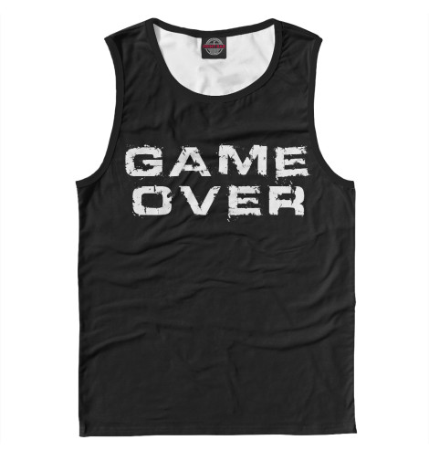 

Майки Print Bar, Белый, Game Over
