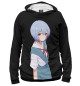Мужское худи Neon Genesis Evangelion - Rei