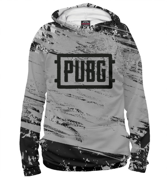 Женское худи с изображением PUBG цвета Белый