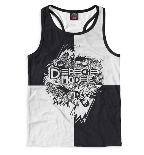 

Майки борцовки Print Bar, Белый, Depeche Mode