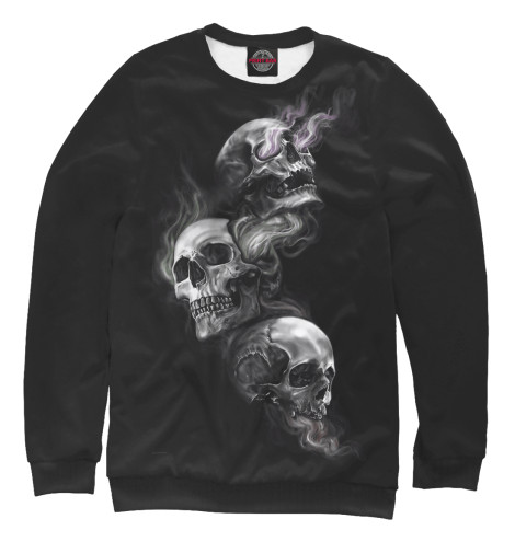 

Свитшоты Print Bar, Белый, Три черепа