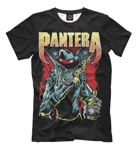 

Футболки Print Bar, Черный, Pantera