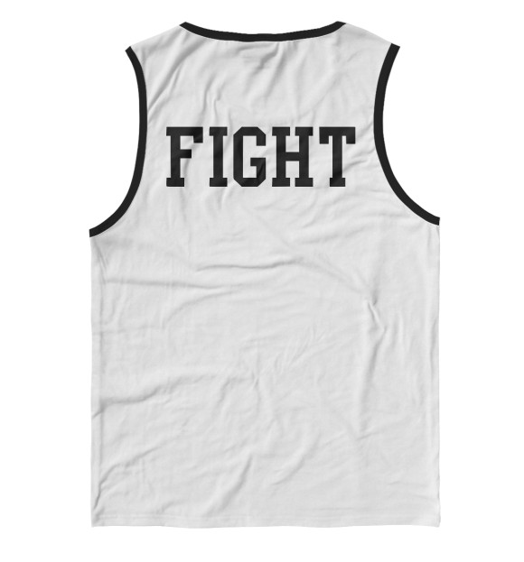 Мужская майка с притом Бойцовский клуб цвета Белый Мужская майка с изображением Бойцовский клуб цвета Белый