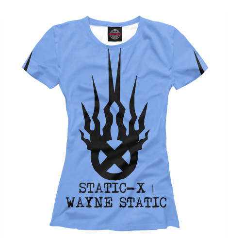 

Футболки Print Bar, Белый, Static-X | Wayne Static Blue