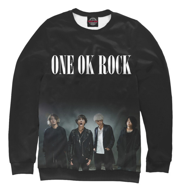 Свитшот для девочек с изображением ONE OK ROCK цвета Белый