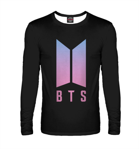 Мужской лонгслив с изображением BTS Jung Kook цвета Белый