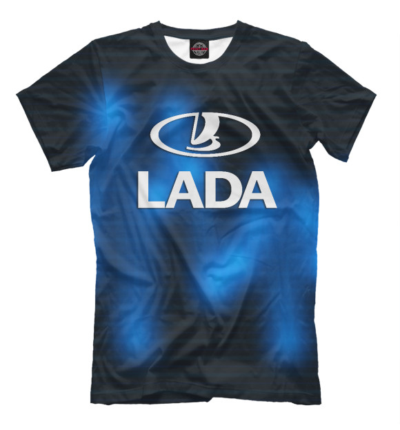 Мужская футболка с изображением LADA | ЛАДА цвета Белый