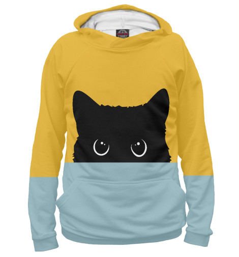 

Худи Print Bar, Белый, Черная кошка