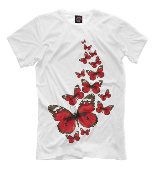 Мужская футболка Бабочки
