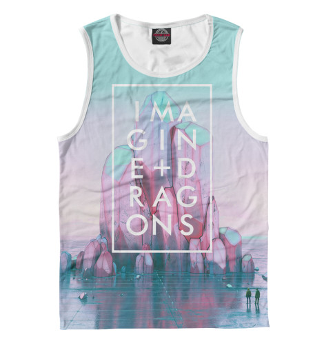 

Майки Print Bar, Белый, Imagine Dragons