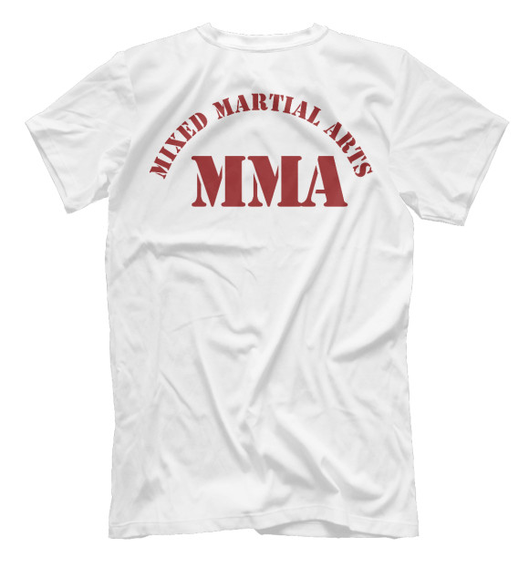 Футболка для мальчиков с изображением MMA цвета Белый