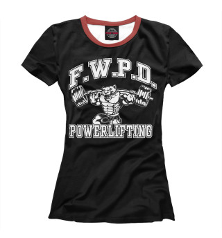 Футболка для девочек Powerlifting