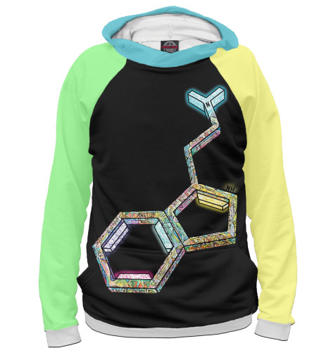 Худи Print Bar, Белый, Molecule 2.0