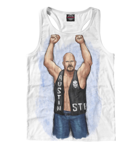 

Майки борцовки Print Bar, Белый, WWE: Стив Остин