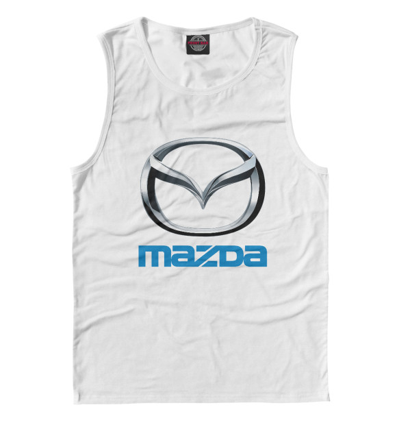 Майка для мальчика с изображением Mazda цвета Белый