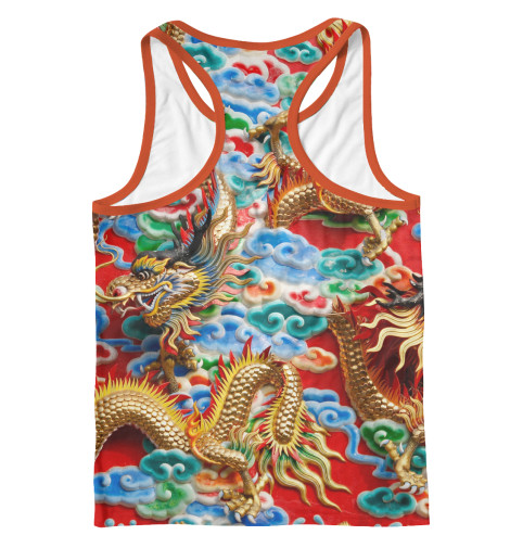 

Майки борцовки Print Bar, Белый, Dragon