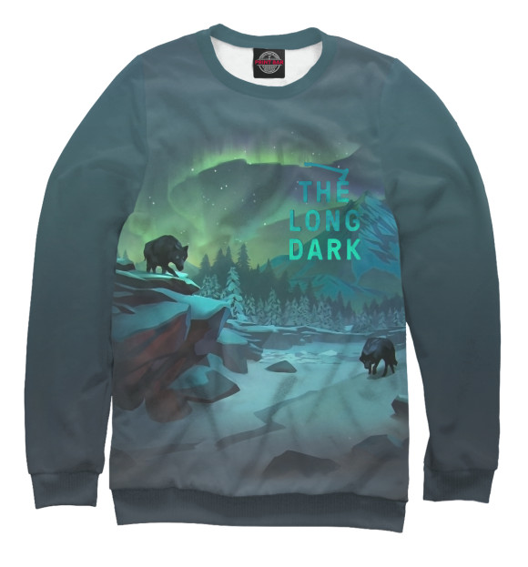 Мужской свитшот с изображением The Long Dark цвета Белый
