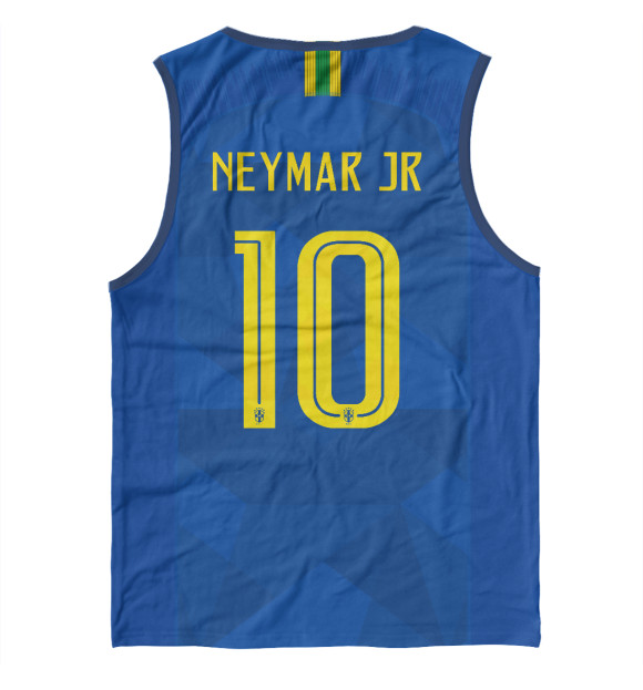 Майка для мальчика с изображением Neymar World Cup 2018 цвета Белый