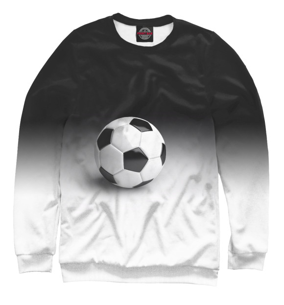 Свитшот для мальчиков с изображением Football цвета Белый