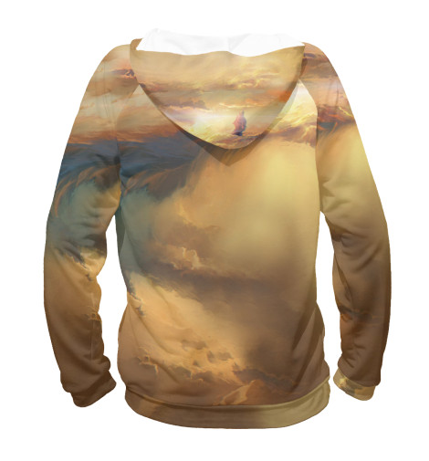 

Худи Print Bar, Белый, Кит в небе